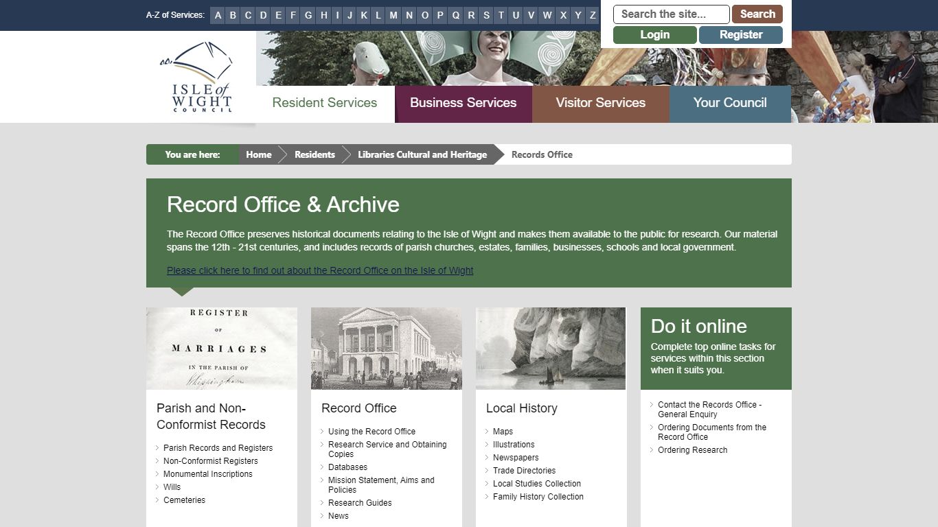 Record Office & Archive - iow.gov.uk